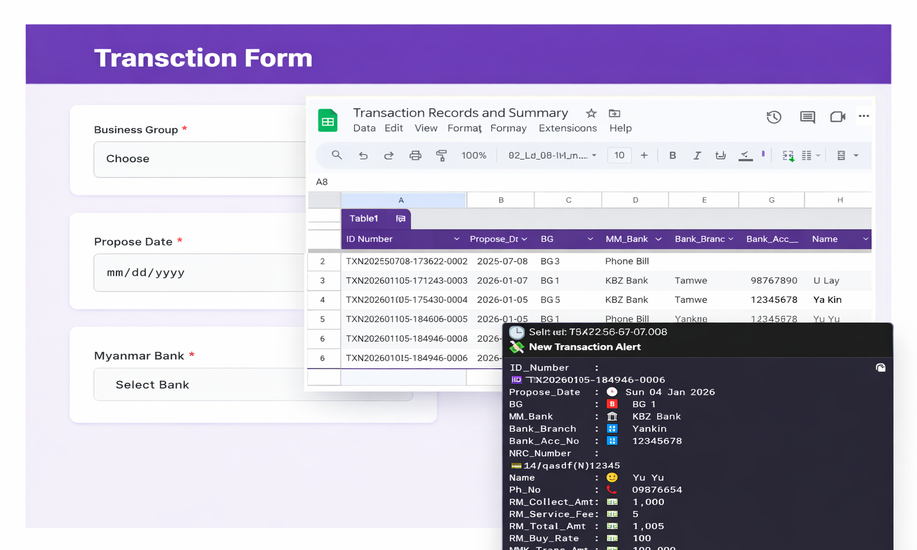 Transaction Automation & Notification System