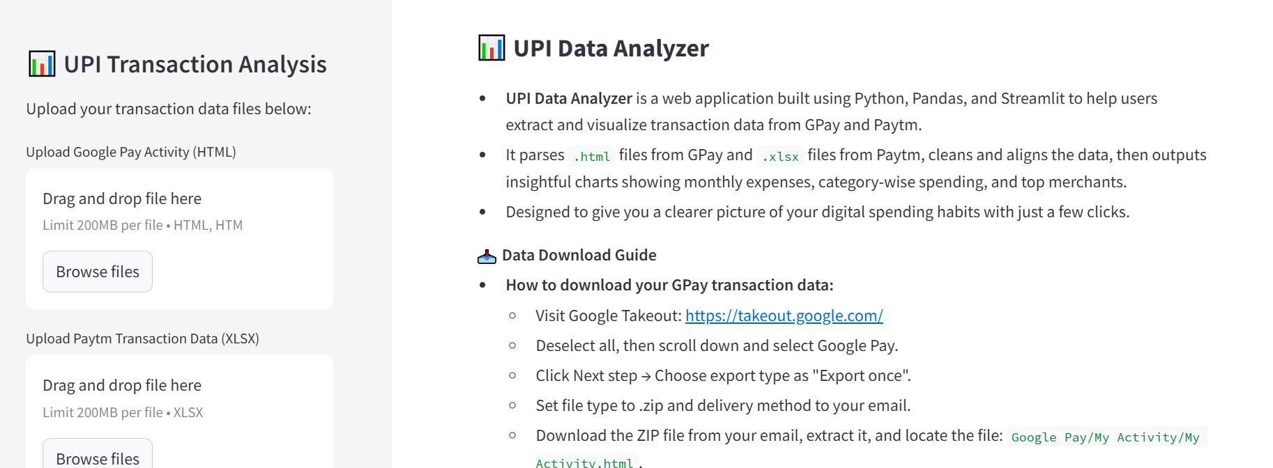UPI Data Scrap and Visualization Project